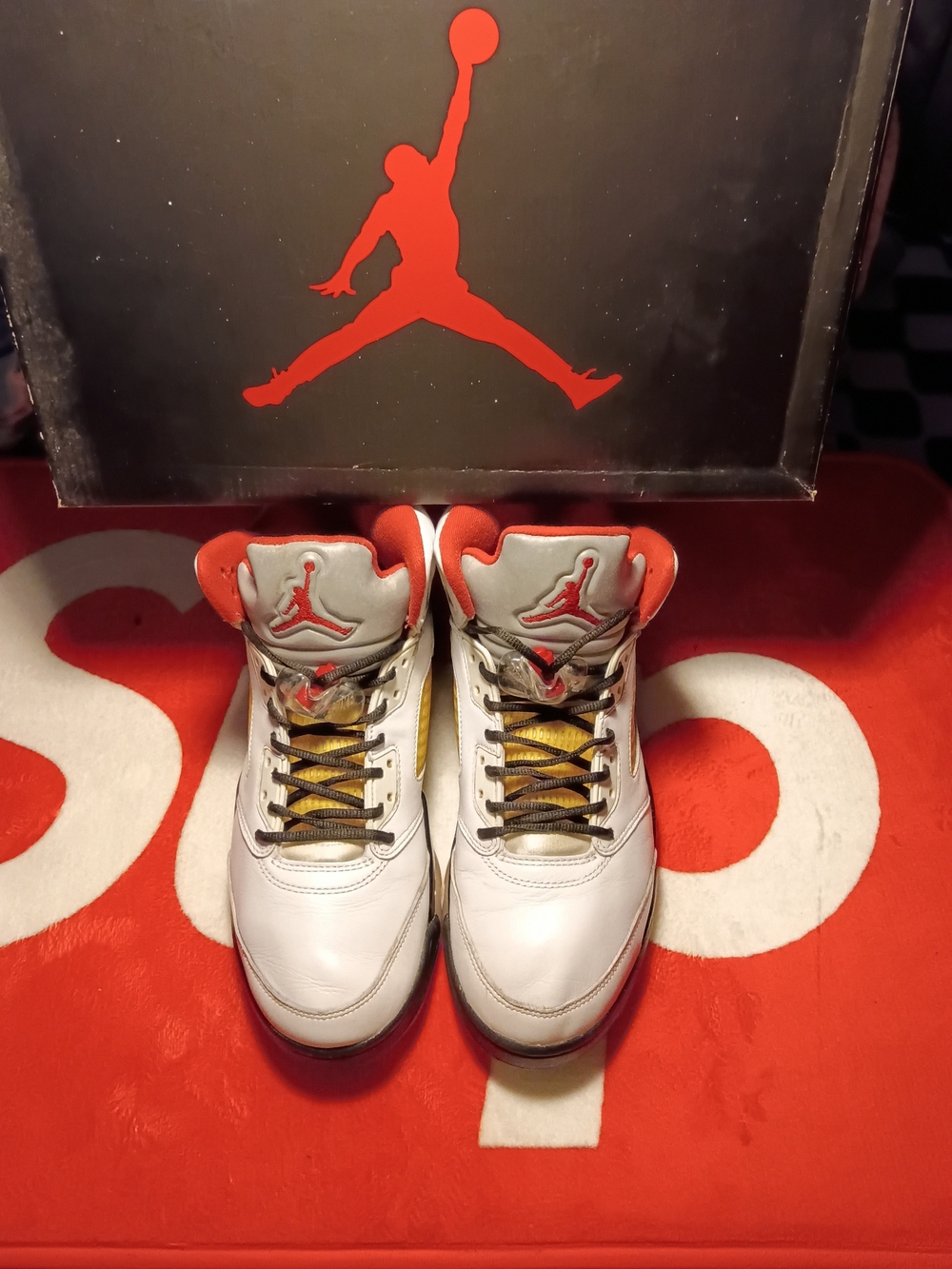 Air Jordan 5 Retro Fire Red Silver Tongue 2020 (DA1911-102) Men's  10.5. OG Box